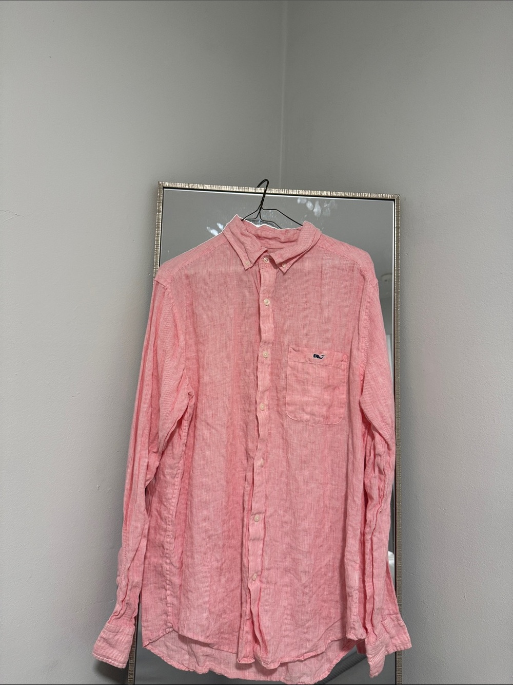 Vineyard Vines Men's Coral Button-Down Shirt